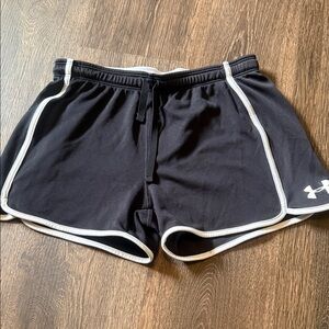 $ Clearance Sale $ Under Armour Black Athletic Shorts with White Trim